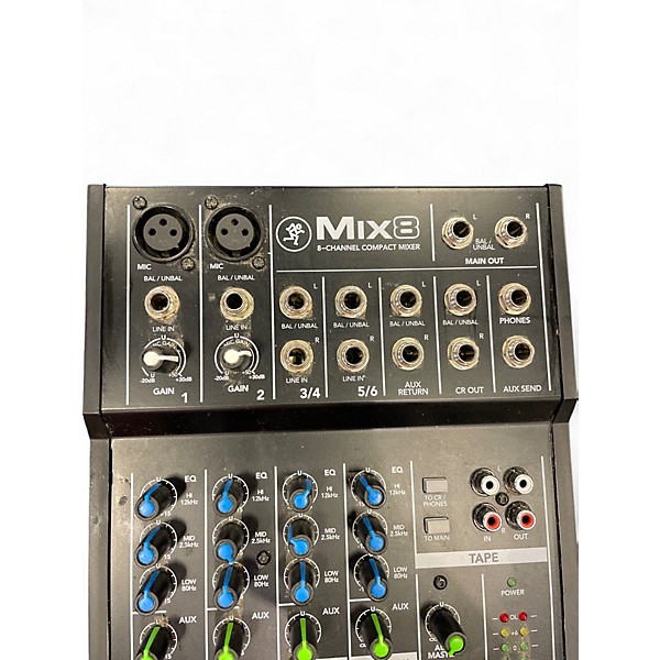 Used Mackie Mix8 Unpowered Mixer
