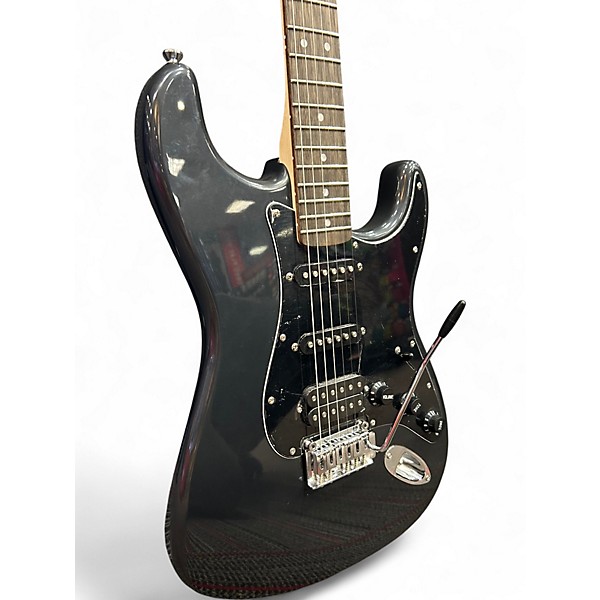 Used Squier Affinity Stratocaster Black Solid Body Electric Guitar