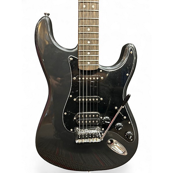 Used Squier Affinity Stratocaster Black Solid Body Electric Guitar