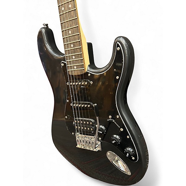 Used Squier Affinity Stratocaster Black Solid Body Electric Guitar