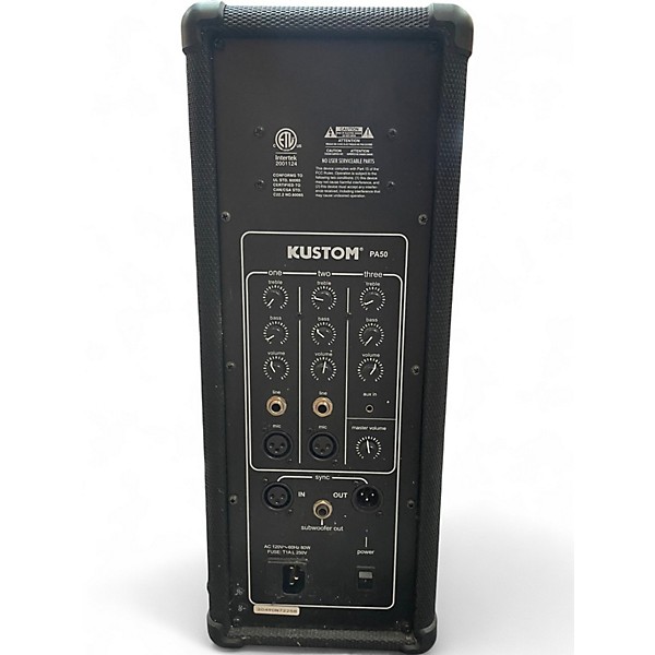 Used Kustom PA PA50 Powered Speaker