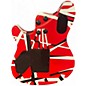 Used EVH Wolfgang Special STRIPED Red with Black and White Stripes Solid Body Electric Guitar