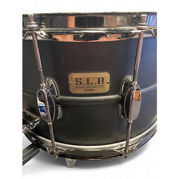 Used TAMA 14in SLP BIG BLACK STEEL MATTE BLACK Drum