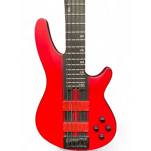 Used Schecter Guitar Research C5-GT RED Electric Bass Guitar