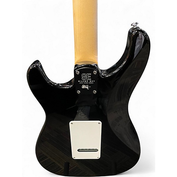 Used PRS SE Silver Sky Black Solid Body Electric Guitar