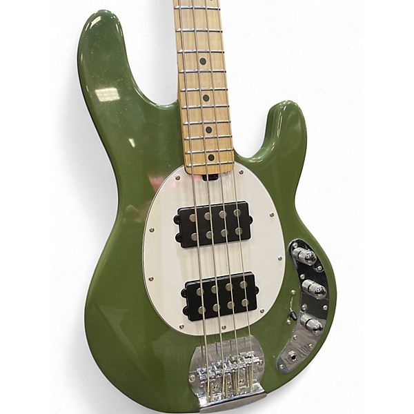 Used Sterling by Music Man Ray4HH Olive Electric Bass Guitar