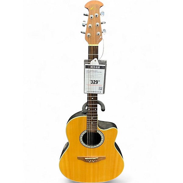 Used Ovation CC026 Natural Acoustic Electric Guitar