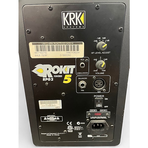 Used KRK ROKIT G2 POWERED 5 Powered Monitor