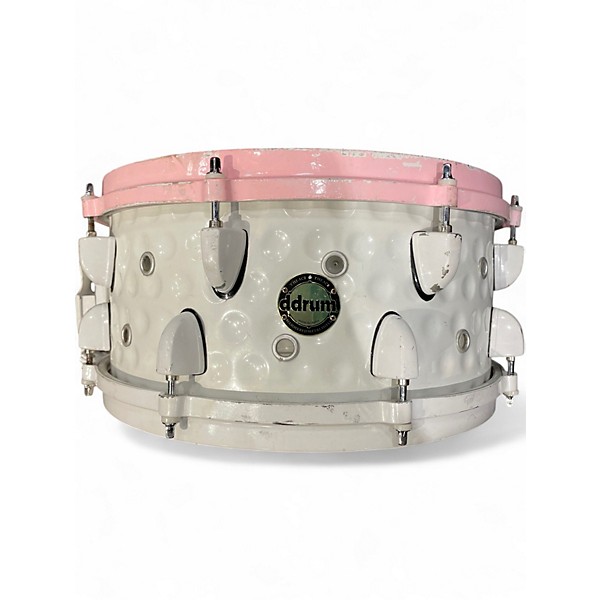 Used ddrum 13X6.5 THE ACE SNARE WHITE Drum