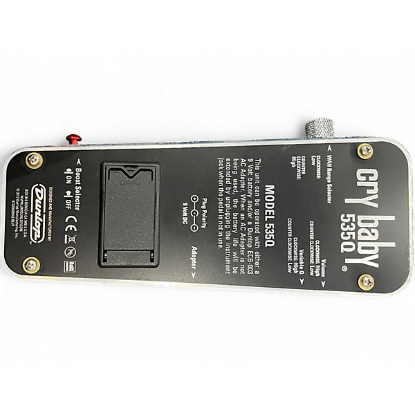 Used Dunlop 535Q Cry Baby Multi-Wah Effect Pedal
