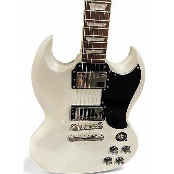 Used Epiphone SG Muse Pearl White Solid Body Electric Guitar