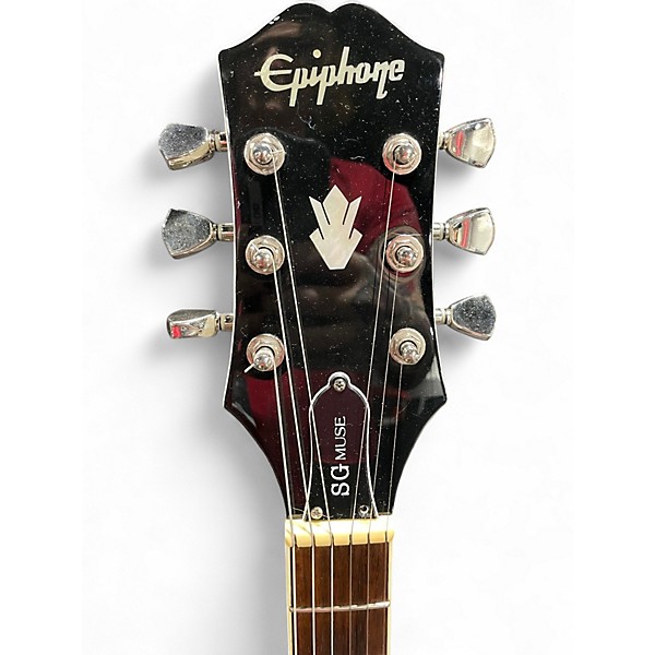 Used Epiphone SG Muse Pearl White Solid Body Electric Guitar