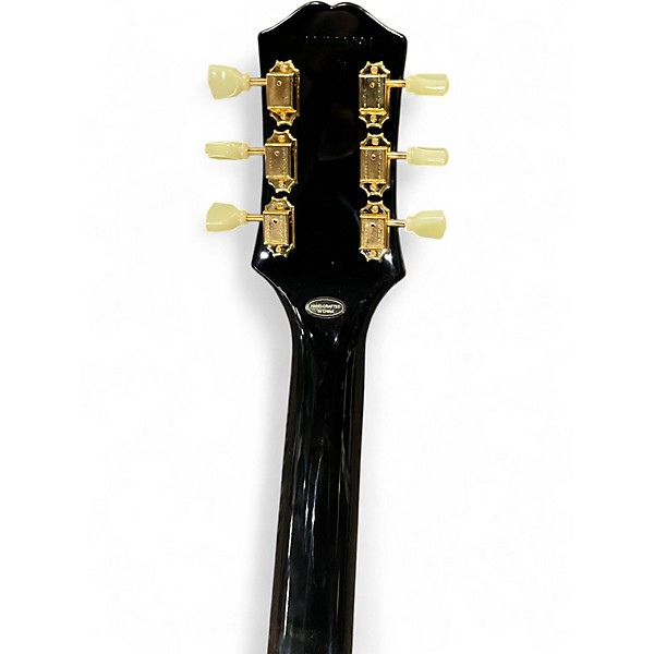 Used Epiphone Les Paul Custom Ebony Solid Body Electric Guitar