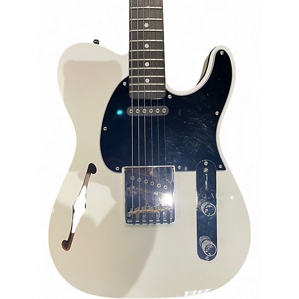 Used G&L ASAT Classic Thinline White Hollow Body Electric Guitar