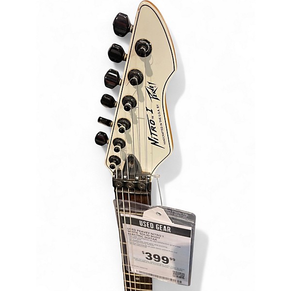 Used Peavey NITRO 1 Antique White Solid Body Electric Guitar