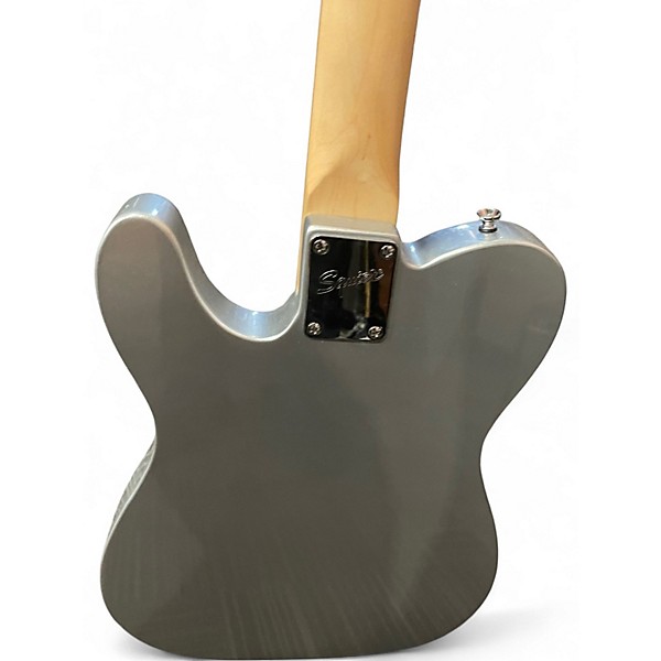 Used Squier Affinity Telecaster Black and Silver Solid Body Electric Guitar