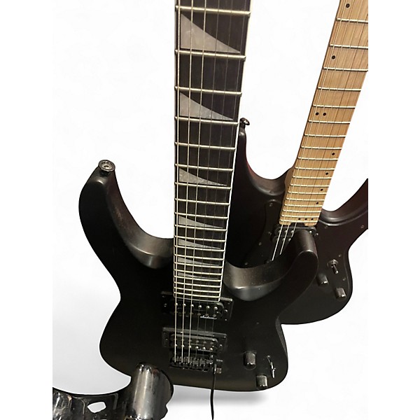 Used Jackson JS22-7 Dinky 7 String Black Solid Body Electric Guitar