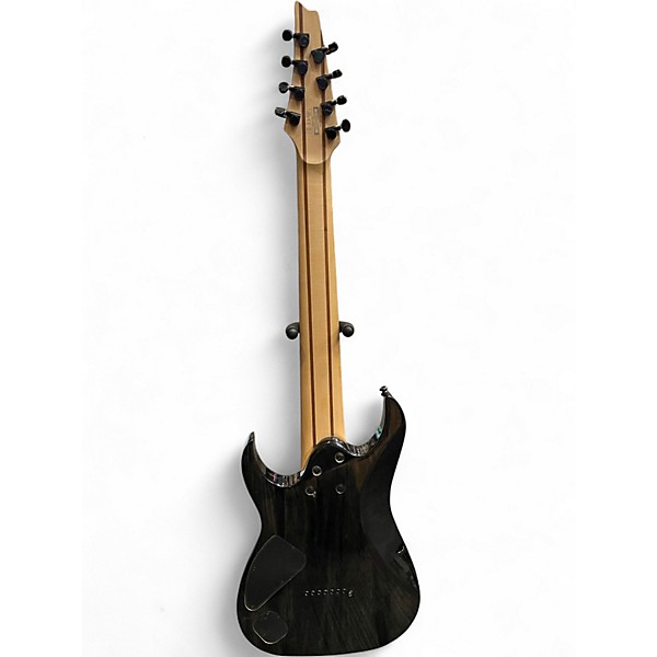 Used Ibanez RG8FM Trans Black Solid Body Electric Guitar