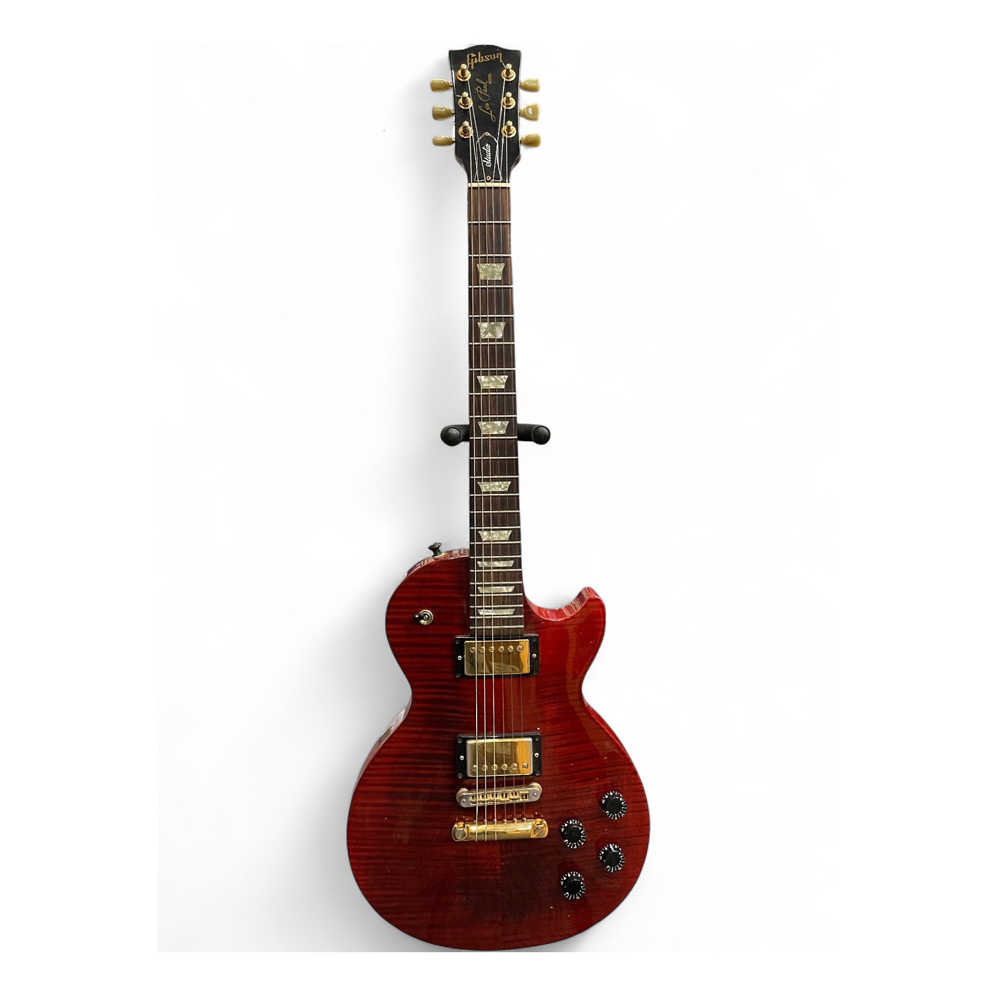 Used Gibson Les Paul Studio Plus Wine Red Solid Body Electric