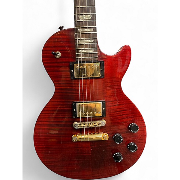 Used Gibson Les Paul Studio Plus Wine Red Solid Body Electric Guitar