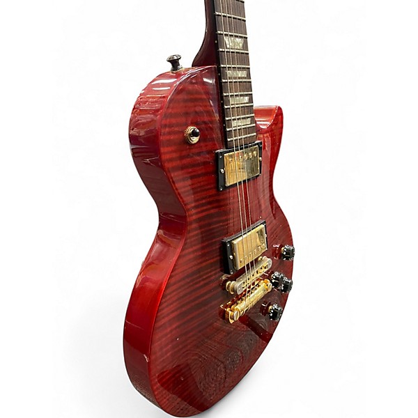 Used Gibson Les Paul Studio Plus Wine Red Solid Body Electric Guitar