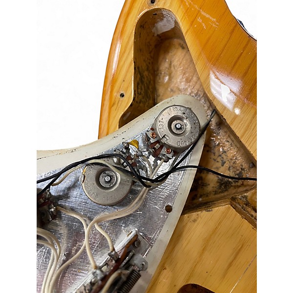 Vintage 1972 Fender Stratocaster natural Solid Body Electric Guitar