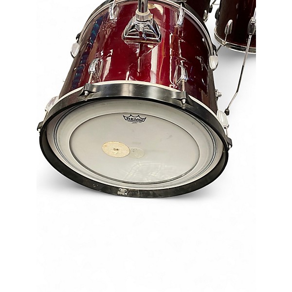 Used TAMA 4 Piece Swingstar Candy Apple Red Drum Kit