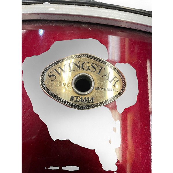 Used TAMA 4 Piece Swingstar Candy Apple Red Drum Kit