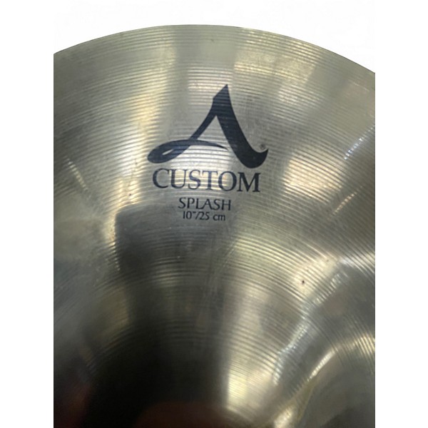 Used Zildjian 10in A Custom Splash Cymbal