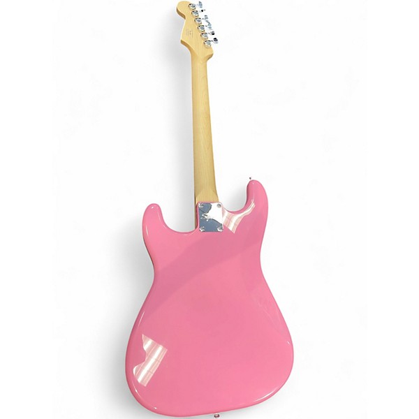Used Squier Sonic Stratocaster HT Flash Pink Solid Body Electric Guitar