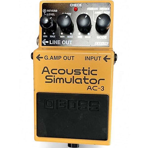 Used BOSS AC3 Acoustic Simulator Effect Pedal