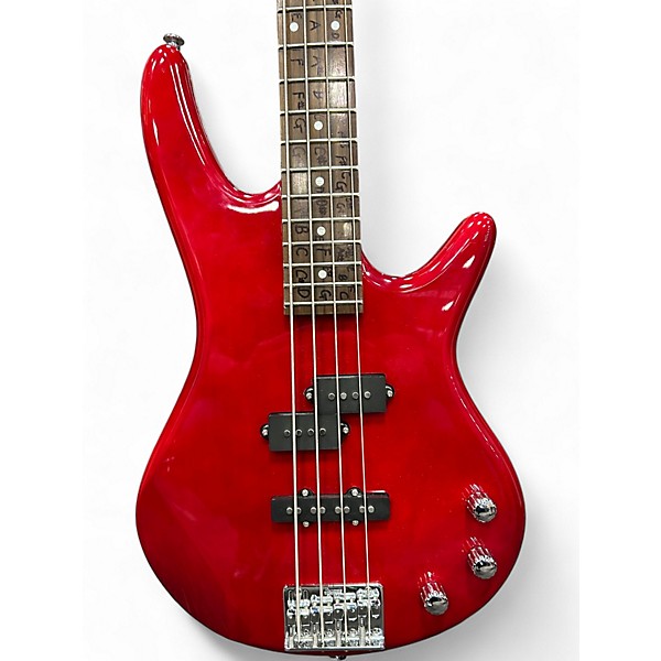 Used Ibanez GS 09U Gio Soundgear 4 String Bass Red Electric Bass Guitar