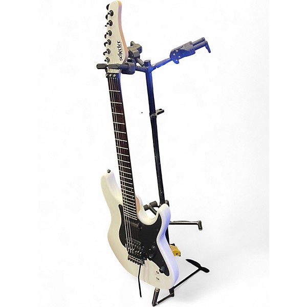Used Schecter Guitar Research Sun Valley Super Shredder Alpine White Solid Body Electric Guitar