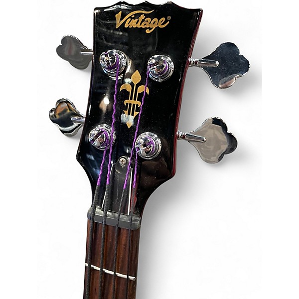 Used Vintage VS4CR WINE RED Electric Bass Guitar