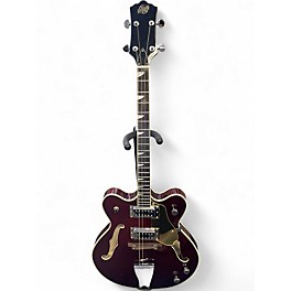 Used 2020s Eastwood Classic Tenor Wine Red Hollow Body Electric Guitar