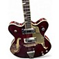 Used 2020s Eastwood Classic Tenor Wine Red Hollow Body Electric Guitar