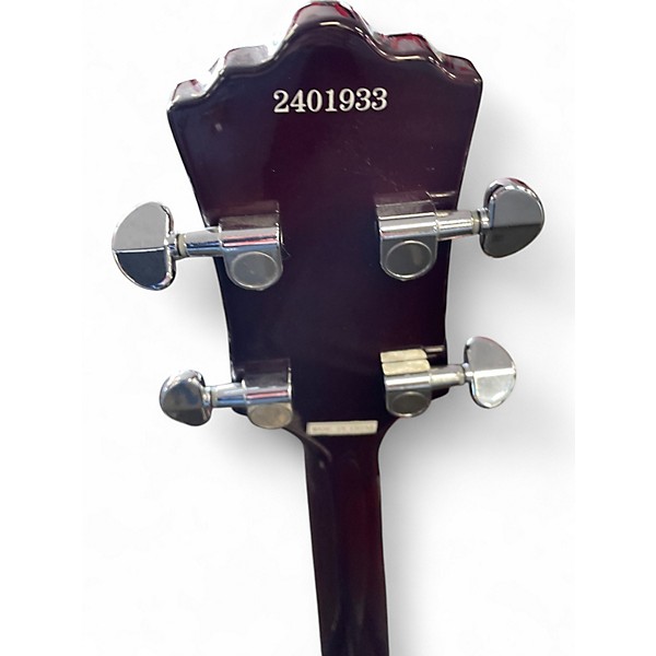Used 2020s Eastwood Classic Tenor Wine Red Hollow Body Electric Guitar
