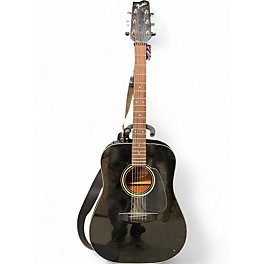 Used Fender Gemini III Black Acoustic Guitar