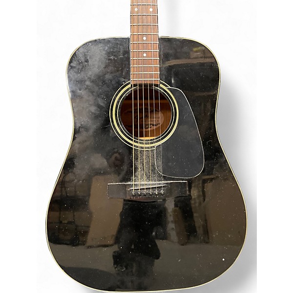 Used Fender Gemini III Black Acoustic Guitar