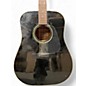 Used Fender Gemini III Black Acoustic Guitar