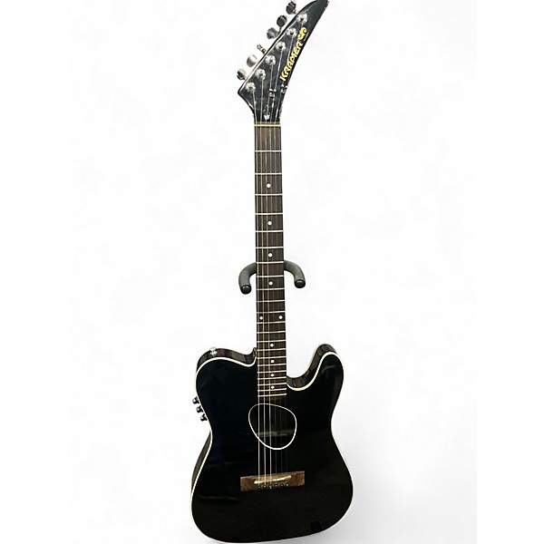 Used Kramer KFT-1 Black Acoustic Guitar