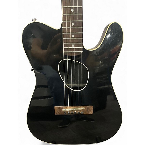 Used Kramer KFT-1 Black Acoustic Guitar