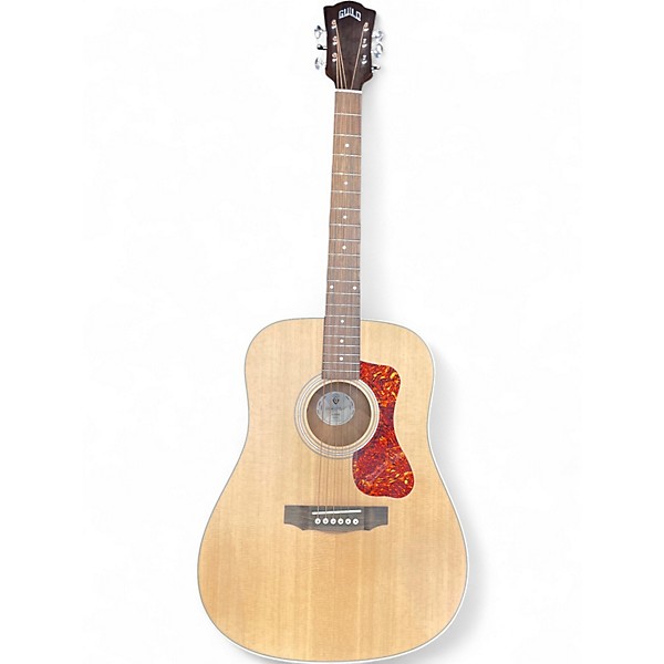 Used Guild d-240e Natural Acoustic Electric Guitar