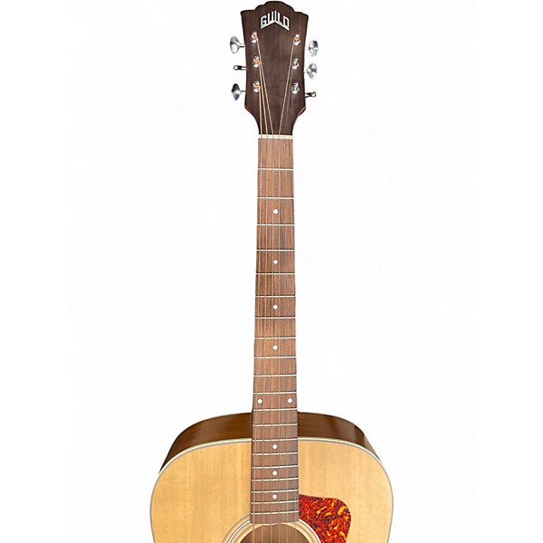 Used Guild d-240e Natural Acoustic Electric Guitar