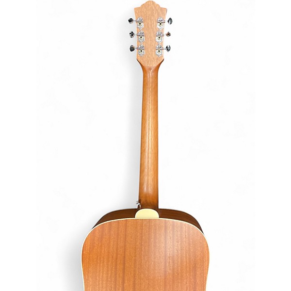 Used Guild d-240e Natural Acoustic Electric Guitar