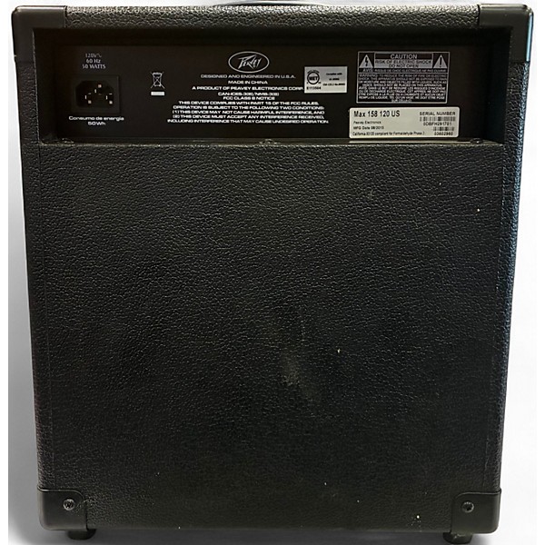 Used Peavey Max 158 1X8 15W Bass Combo Amp
