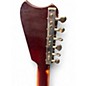 Vintage 1965 Silvertone 1457 Red Sunburst Sparkle Solid Body Electric Guitar