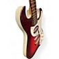 Vintage 1965 Silvertone 1457 Red Sunburst Sparkle Solid Body Electric Guitar