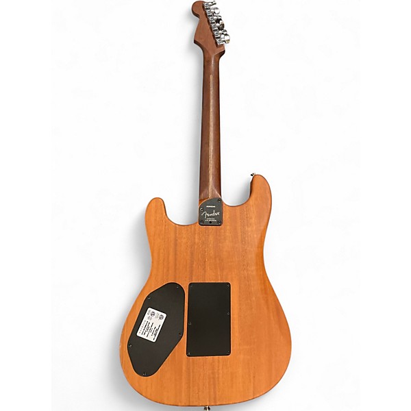 Used Fender Limited Edition American Acoustasonic Stratocaster FLAG PRINT Acoustic Electric Guitar