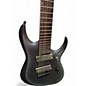 Used Ibanez RGD71ALMS AXION LABEL Multi-Scale 7 Black Aurora Burst Solid Body Electric Guitar